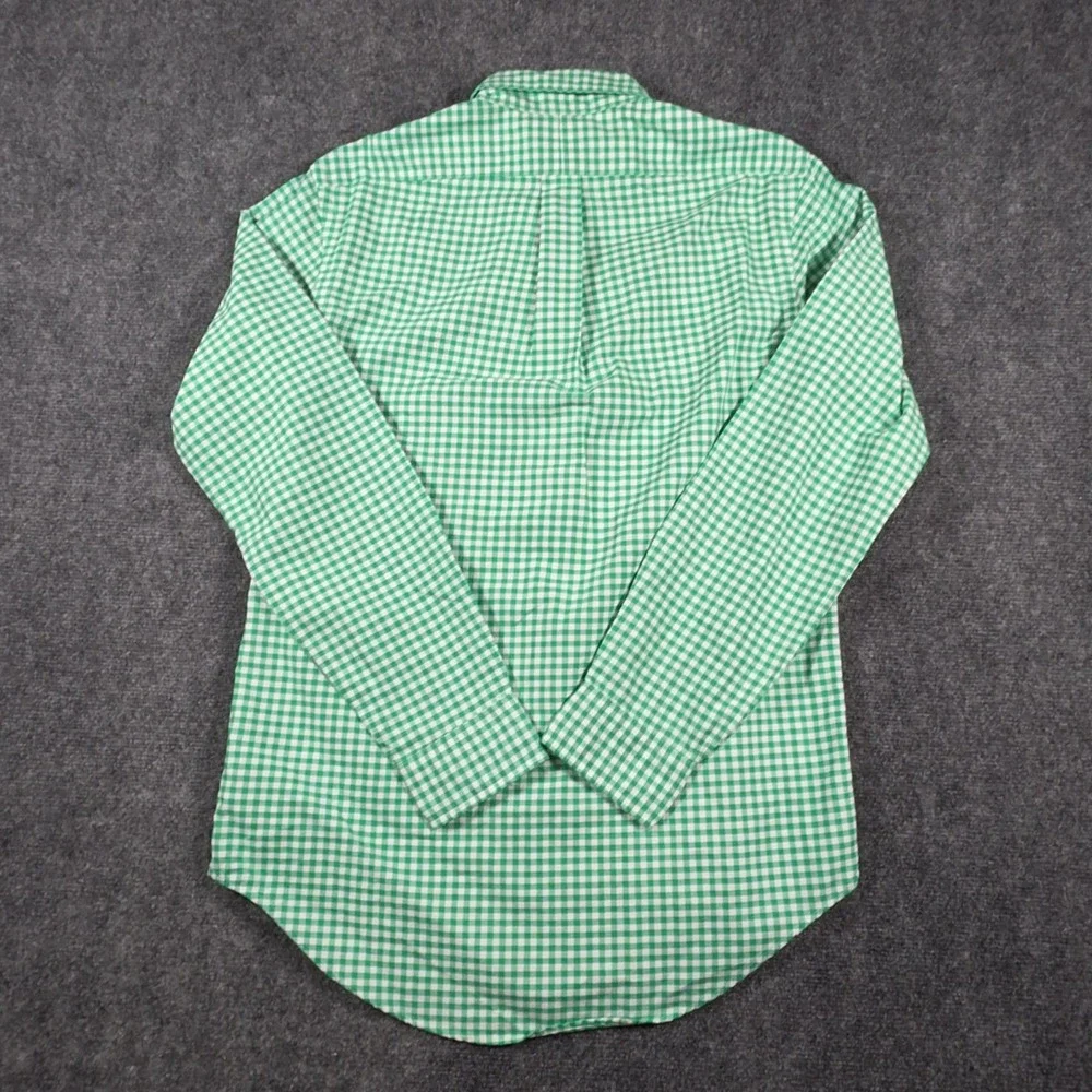 NWT Polo Ralph Lauren Oxford Shirt Mens Small Green Gingham Flesh Pony OCBD
